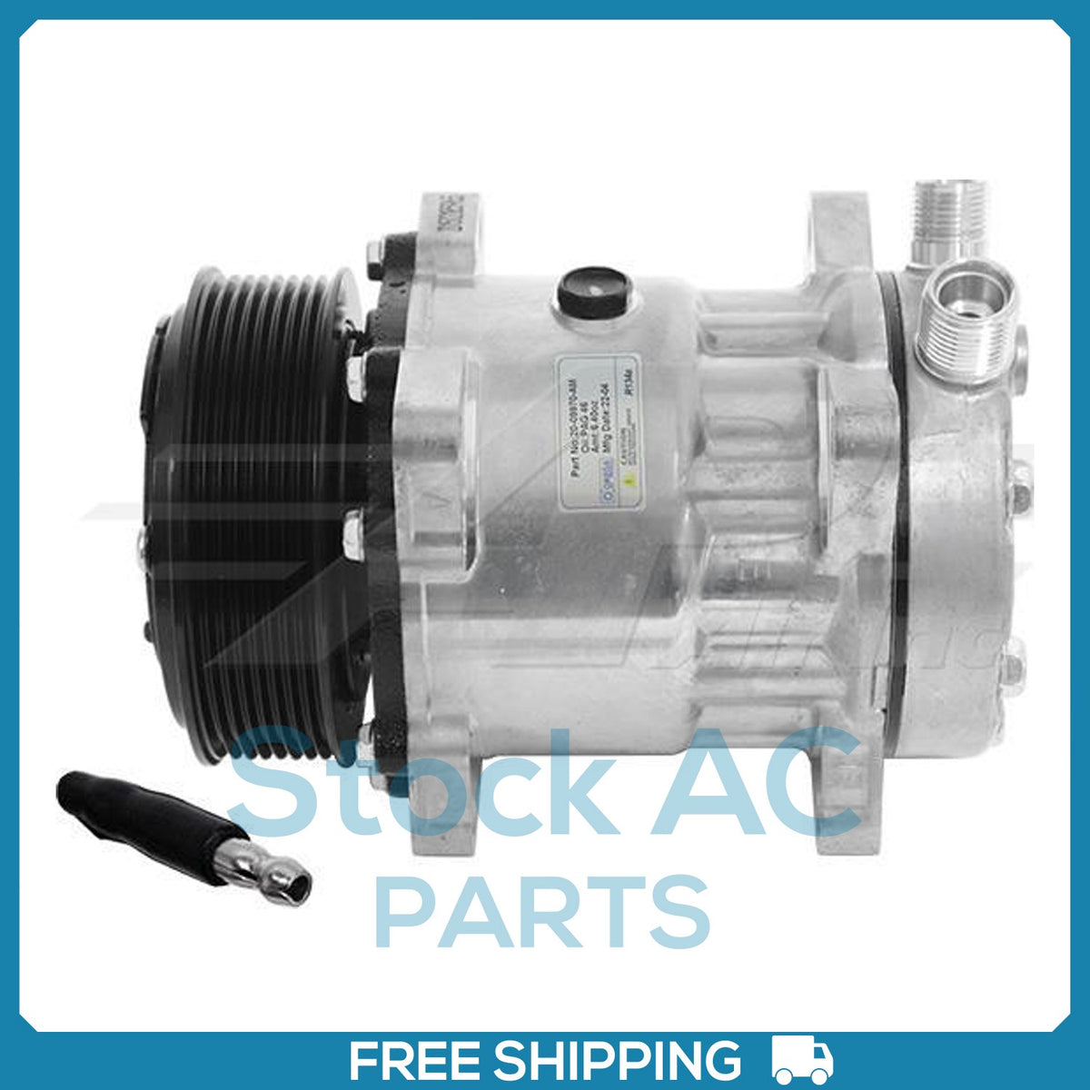 New Compressor for Alternative SD7H15 119mm 8 Groove Clutch 24V