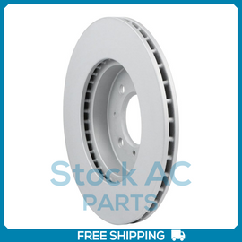 New Front Coated Vented Disc Brake Rotor Fits Honda Fit, Insight