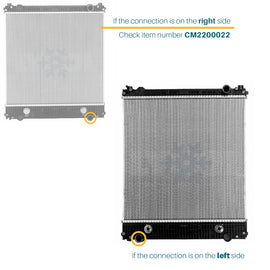 Radiador para Freightliner M2 106, Business Class M2 QL