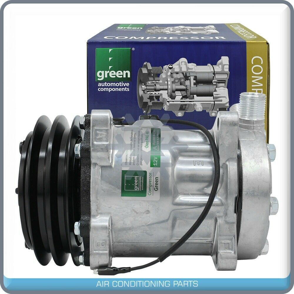 1109-12 saさん A/C Compressor Sanden SD7H15 & H15 Premium Line - 12V - 2A Groove