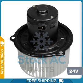 New A/C Blower Motor for Excavator HITACHI EX450 / ZAX450, 460, 650 - 24V - Qualy Air