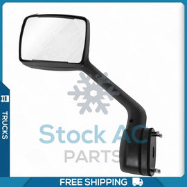 Chrome Hood Mirror Driver Left Side fit Kenworth T680 Peterbilt 2010+ 579 587 QL - Qualy Air