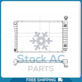 Radiator for Buick Century / Oldsmobile Cutlass, Cutlass Ciera, Cutlas... QL - Qualy Air