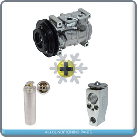 New OEM A/C Compressor 2005-10 Hino 238 258 268 7.7L-drier and valve included - Qualy Air