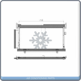 A/C Condenser for Subaru Forester QL - Qualy Air