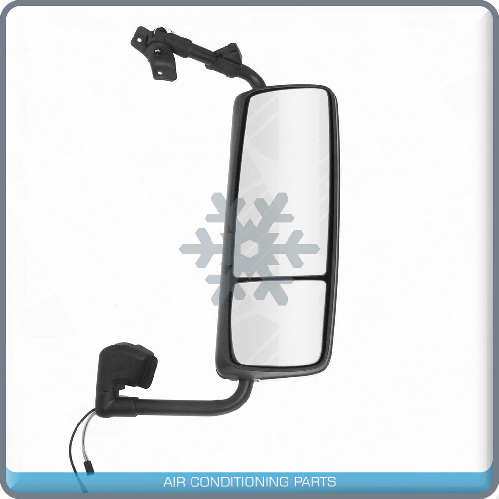 Chrome Mirror Passenger Right Side Power Heated Assembly fit 04-12 Volvo VNL QL - Qualy Air