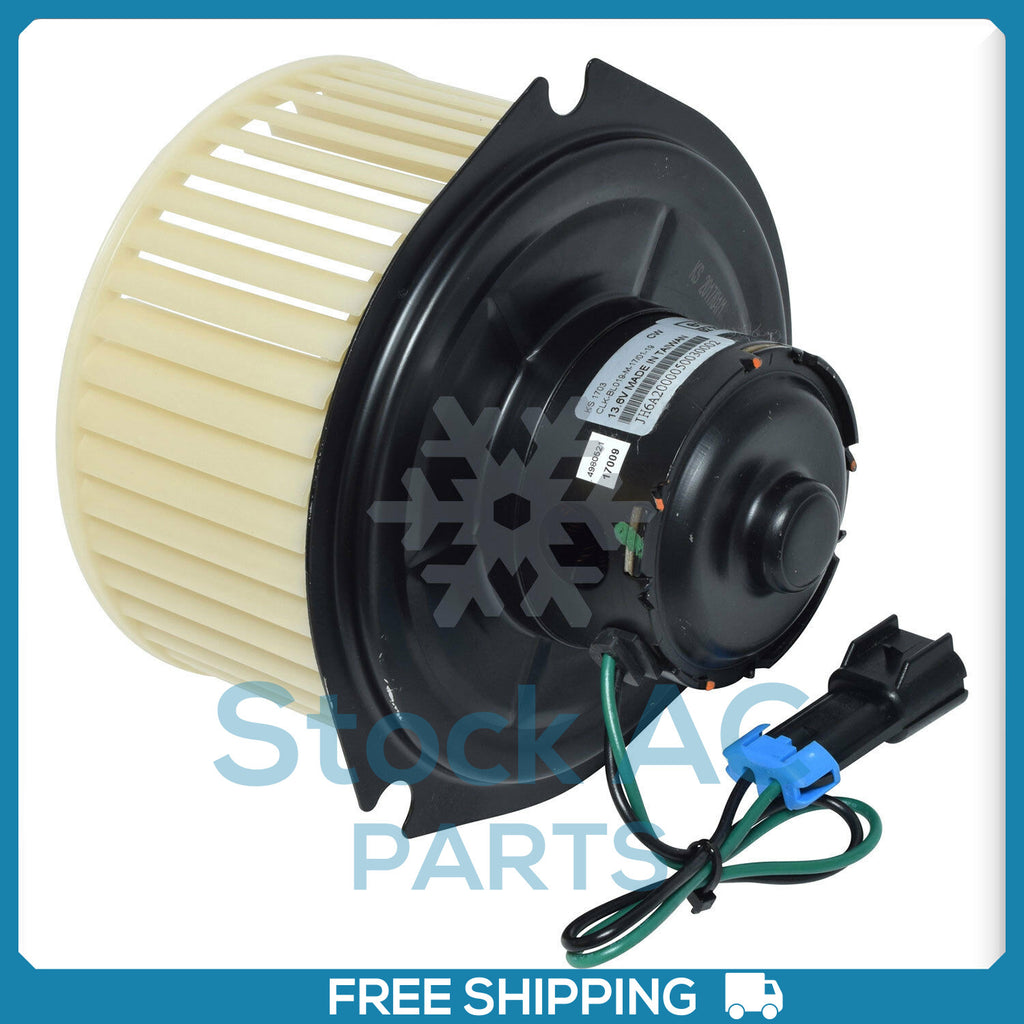 New A/C Blower Motor for Jeep Cherokee 1988 to 1996, Jeep Comanche 1988 to 1992 - Qualy Air