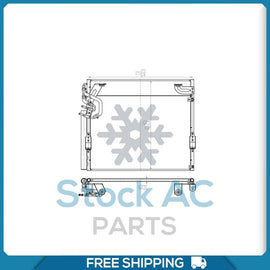A/C Condenser for Toyota Tundra, Sequoia QL - Qualy Air