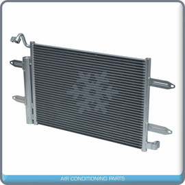 New A/C Condenser for Volkswagen Golf, Saveiro 2008 to 2013 - Qualy Air