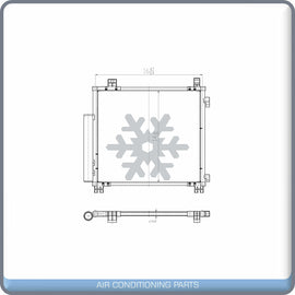 A/C Condenser for Scion iQ QL - Qualy Air