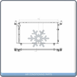 A/C Condenser for Toyota Tundra QL - Qualy Air