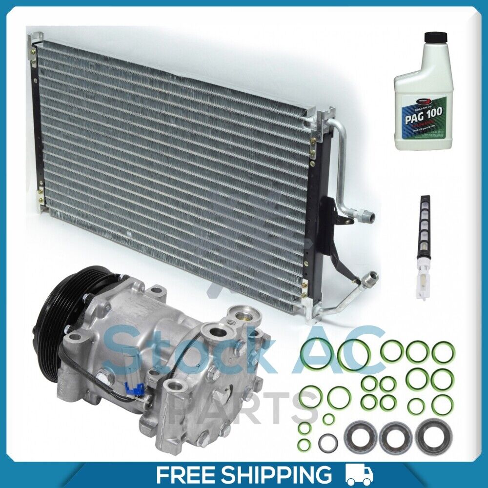NEW A/C Kit for Chevrolet C1500, C2500, C3500, C3500HD, K1500, K2500, K3500, S.. - Qualy Air