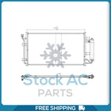 A/C Condenser for Leaf QL