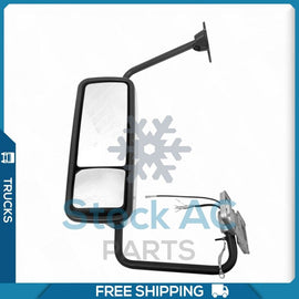 Chrome Side Mirror Driver Left Side fit 02-13 Columbia 01-10 Coronado Century QL - Qualy Air