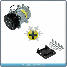 New A/C Compressor + Bracket fits Sanden SD508 & H14 Premium Line - Qualy Air