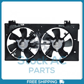 New AC Radiator-Condenser Fan for Mazda 6 - 2003 to 2008 - OE# AJ5715025K - Qualy Air