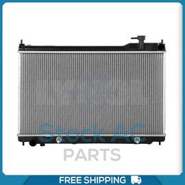 Radiator fits Infiniti G35, G35X - 2003 to 2004 - OE# 21460AQ8 (4 Door Sedan) QL - Qualy Air
