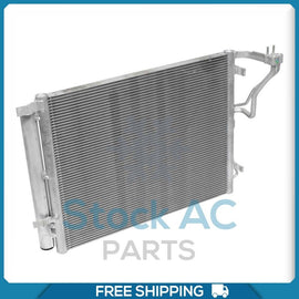 New A/C Condenser for Hyundai Sonata 2011 to 2014 / Kia Optima 2011 to 2015 - Qualy Air