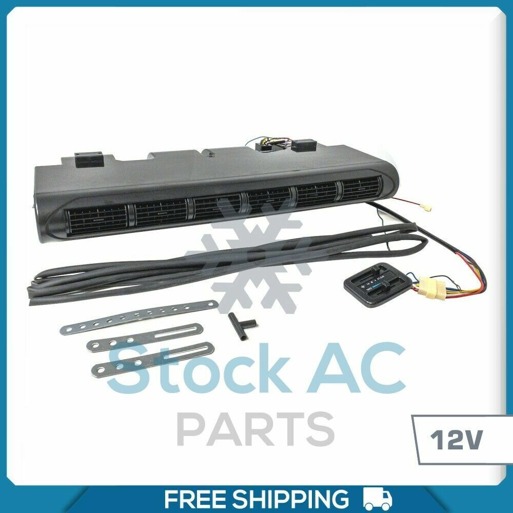 A/C Universal Under Dash Evaporator Assembly 35.000 Btu 6 Vents - 12v - Qualy Air