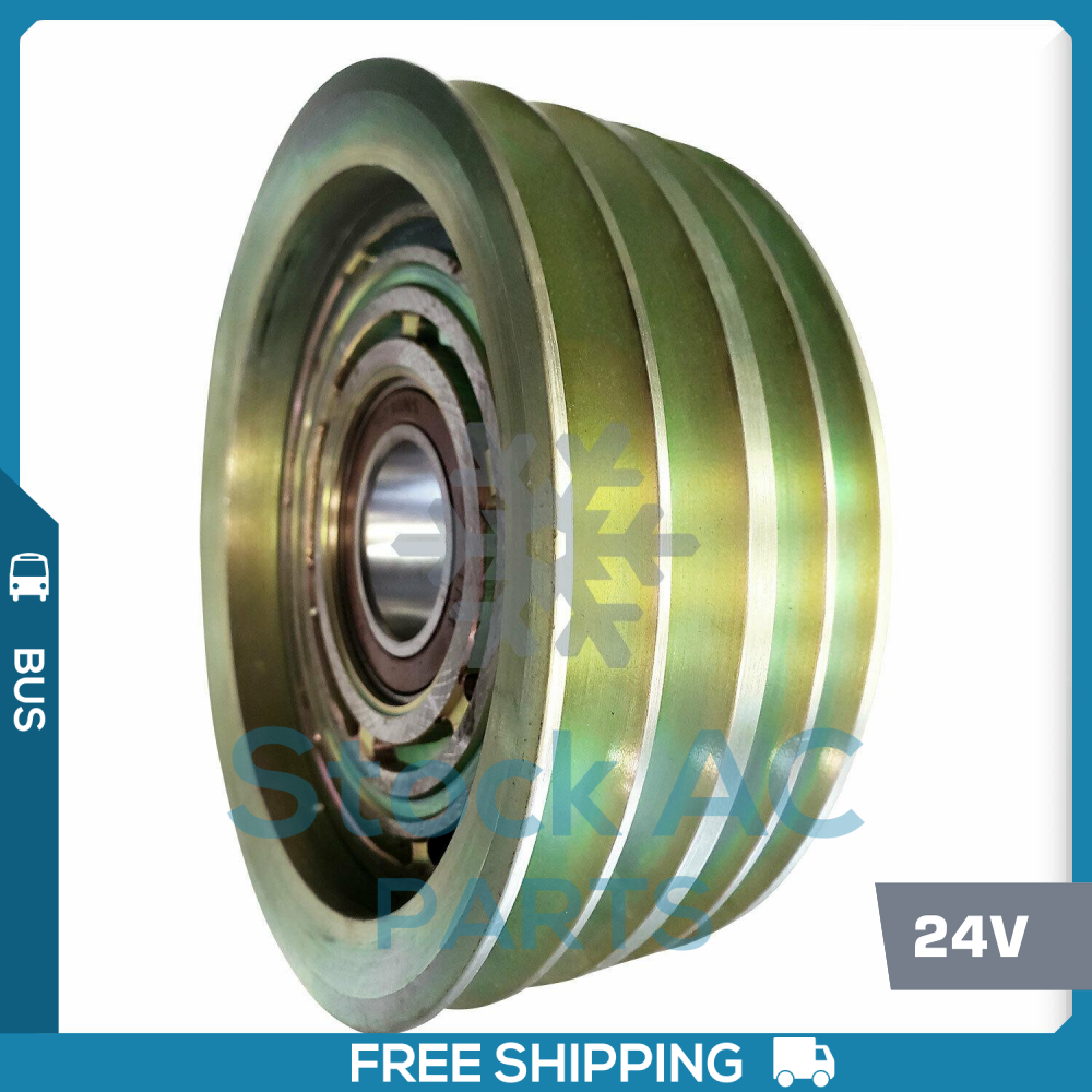 New A/C Compressor Clutch Fits BOCK / BITZER - 24V  Double Pulley (2A2B) 220mm - Qualy Air