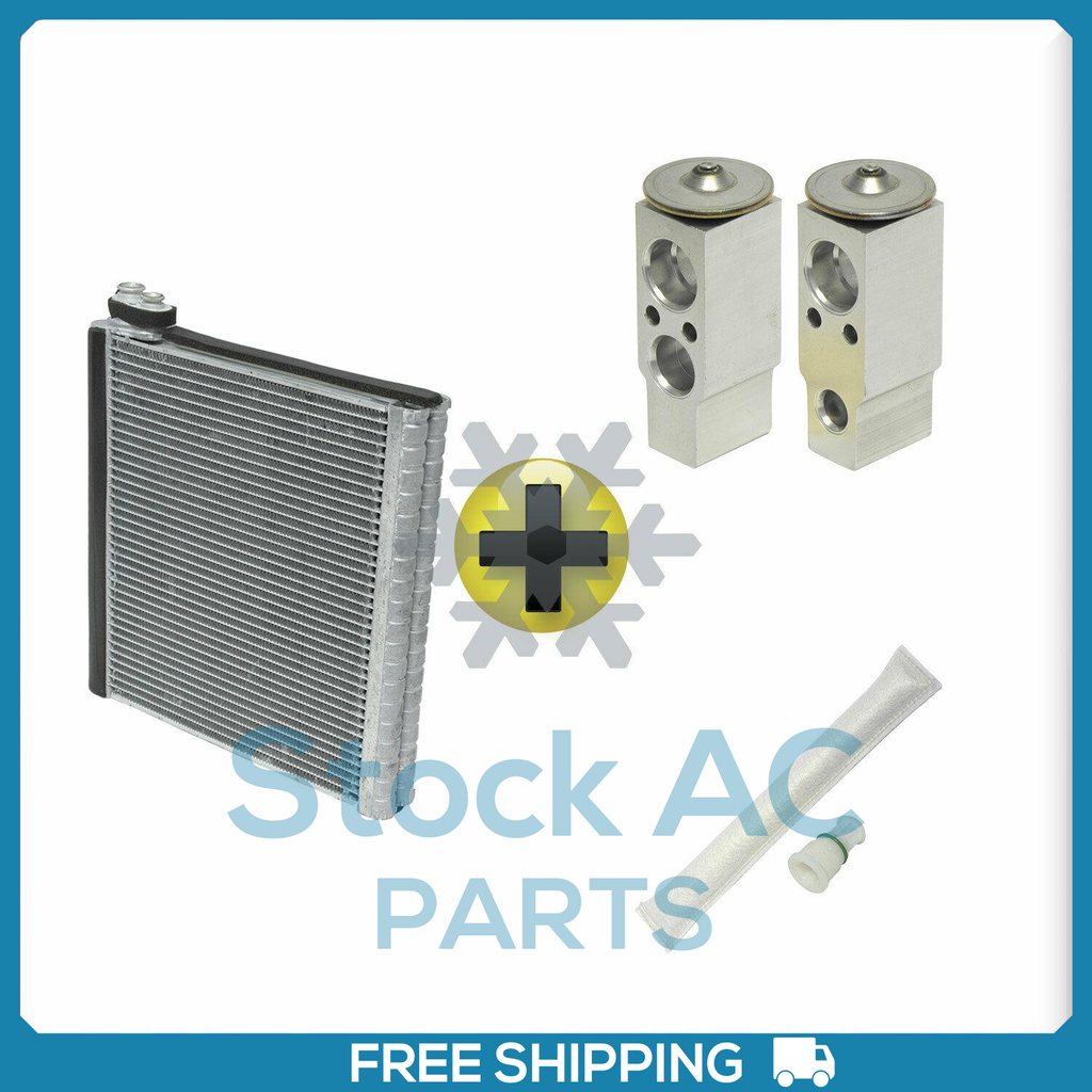 New A/C Kit Evaporator + Exp Valve + Drier Fits Toyota Corolla 2005 to 2008 - Qualy Air