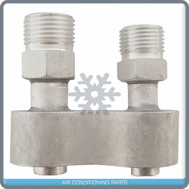 New A/C Compressor Manifold - HS11 / HCC - Fitting - CM345051 - Qualy Air