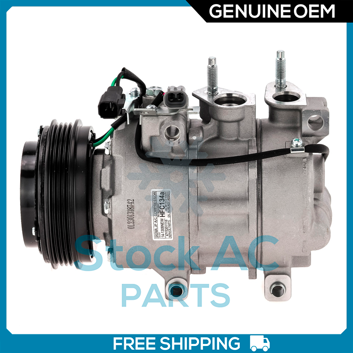 New OEM A/C Compressor for Ford Focus 2.0L - 2014 to 2018 - OE# YCC376 / YCC463 - Qualy Air