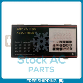 225pc - AC A/C System Oring Gasket Seal Washer Rapid Seal Repair Accessories Kit - Qualy Air