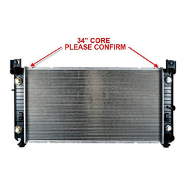 Radiator for Chevy Silverado 1500 Tahoe Suburban 1500 GMC Sierra 1500 Yukon 5.3L - Qualy Air