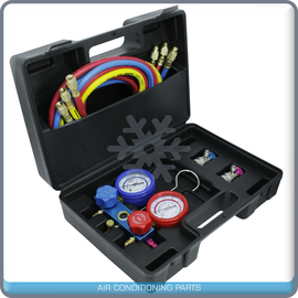 HIGH QUALITY R134a A/C Auto Refrigerant Charging Service Manifold Gauge - Qualy Air