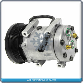 New AC Compressor SD7H15 24v For Caterpillar Motor Grader 120H,140H.. - Qualy Air