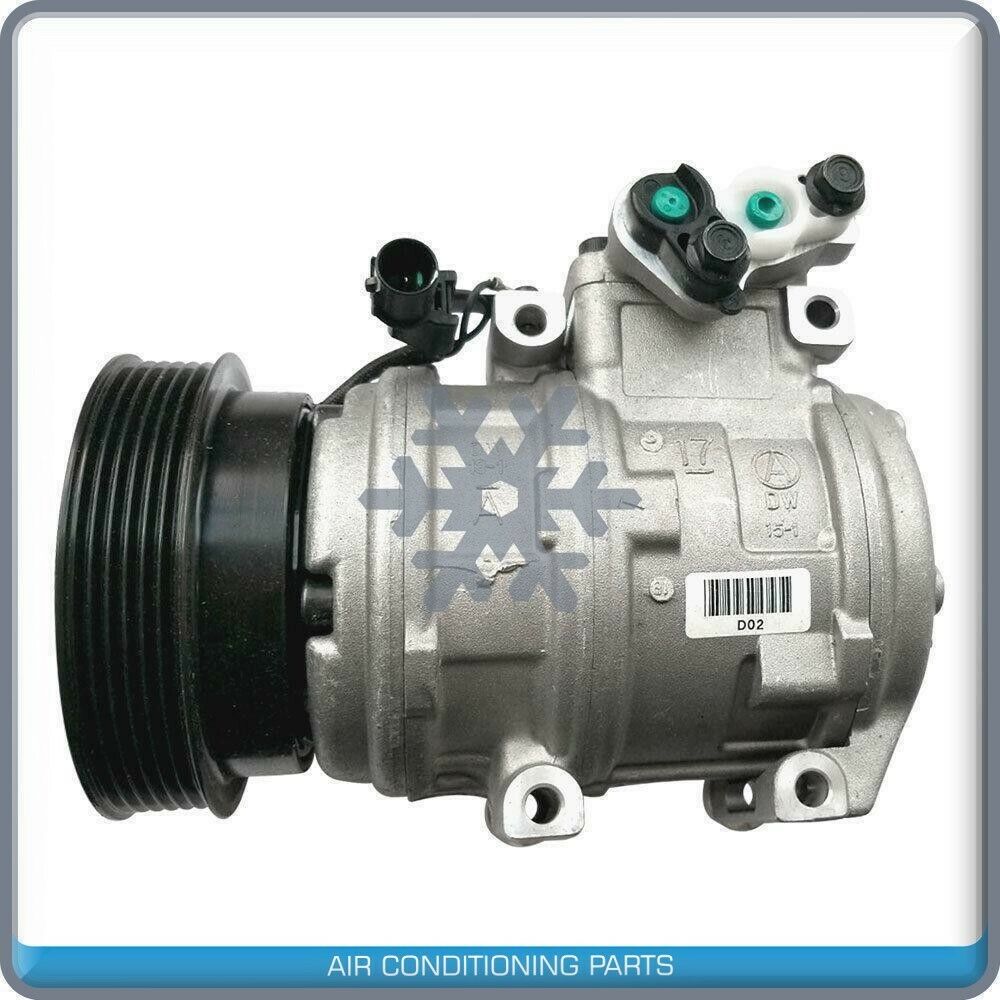 New OEM AC Compressor for Hyundai Genesis Coupe/ Kia Borrego 3.8L - 2009 to 2012 - Qualy Air