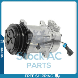 New A/C Compressor for Peterbilt 330,357,377,378,379 1999-2002 - OE# 2602742C91 - Qualy Air