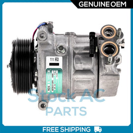 New OEM A/C Compressor fits Jaguar XJ, XF, XFR - 2013 to 2015 - Qualy Air
