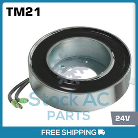 BRAND NEW A/C COMPRESSOR COIL SELTEC / VALEO - TM21 - 24V - Qualy Air