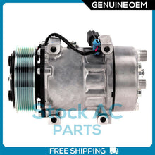 Load image into Gallery viewer, New OEM A/C Compressor for Ford F650, F750 / Peterbilt 325, 330, 337 - SANDEN