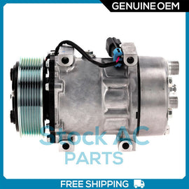 New OEM A/C Compressor for Ford F650, F750 / Peterbilt 325, 330, 337 - SANDEN