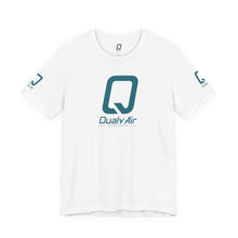 Load image into Gallery viewer, QualyAir Logo Tee — Branded White Short Sleeve Shirt