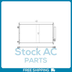 AC Condenser for Acura RDX QL