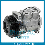 New OEM A/C Compressor for Suzuki Aerio - 2002 to 2007 - OE# 4472204581