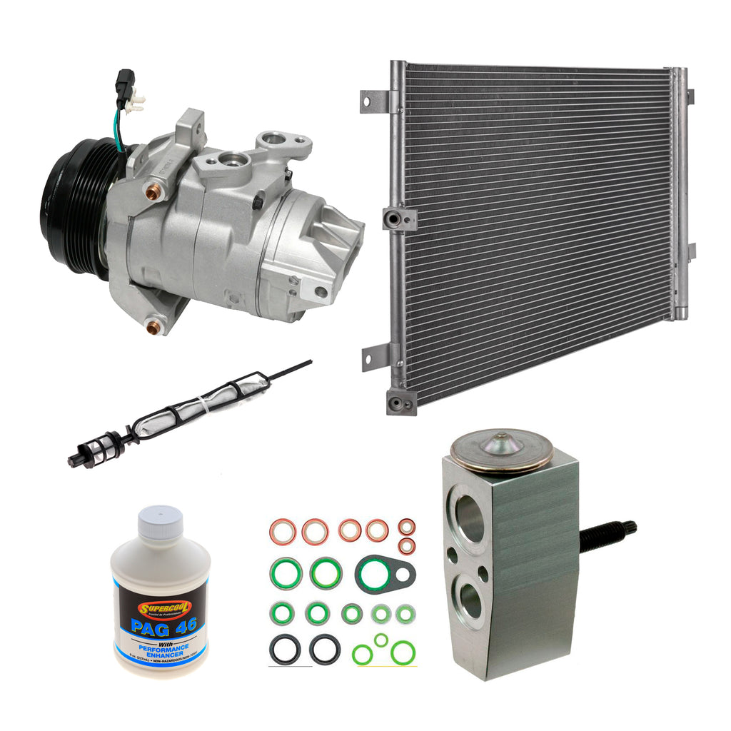 New A/C Kit for 1516 Ford F150 V6 2.7L  OE# FL3H19D629EA