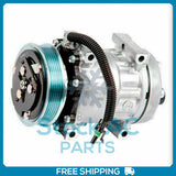 New OEM A/C Compressor for Jeep Cherokee, Wrangler - 1991 to 1993 - OE# 7701