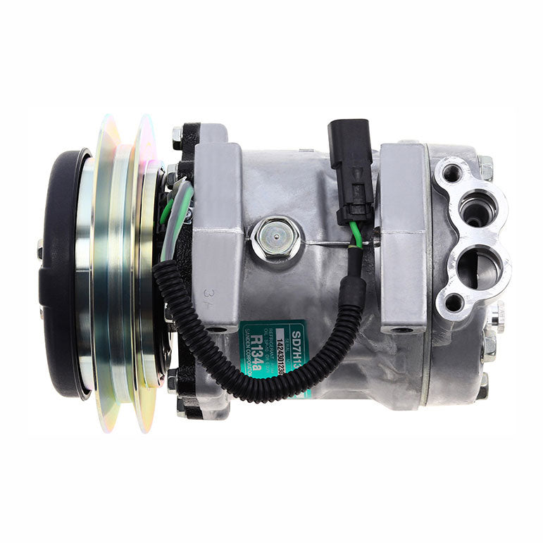 New OEM A/C Compressor + Drier for Komatsu Wheel Loader WA250-6 - OE# 423S624330