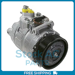 New OEM A/C Compressor for 08-09 BMW 530i, 08-10 535i / xi, 11 X5 xDrive / 35D 3