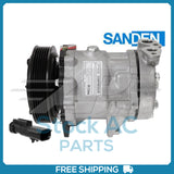 New Compressor for OE Sanden SD7H15  127mm 6 Groove Clutch 12V