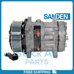 New Compressor for OE Sanden SD7H15HD  119mm 8 Groove Clutch 12V