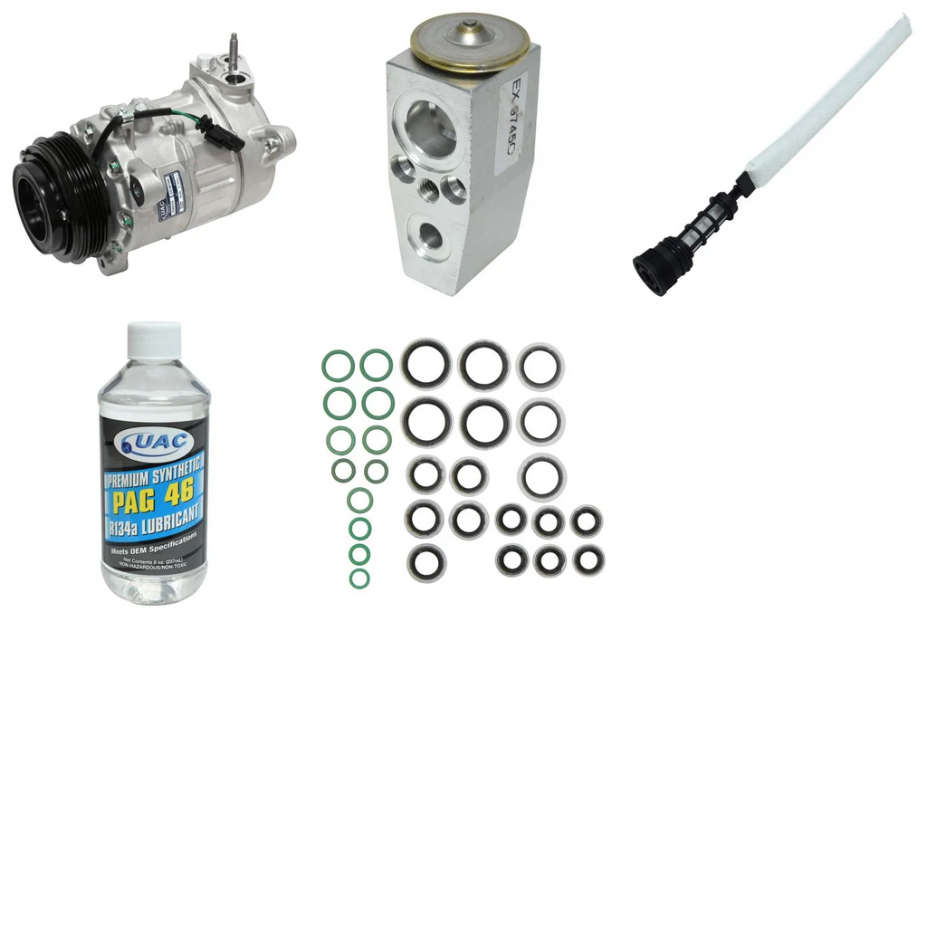 New A/C Compressor Kit fits GMC Sierra 1500 4.3L, 5.3L, 6.2L - 2014 2015 2016