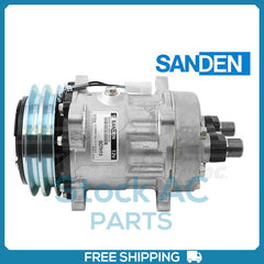 New Compressor for OE Sanden SD7H15  132mm 2 Groove Clutch OE# E8NN19D629AA