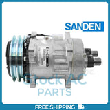 New Compressor for OE Sanden SD7H15  132mm 2 Groove Clutch OE# E8NN19D629AA