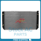 New Radiator for Tank Aluminum Core Design 1 Row with Frame Plastic